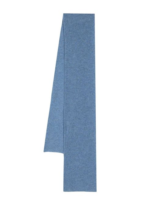 N.Peal ribbed-knit scarf