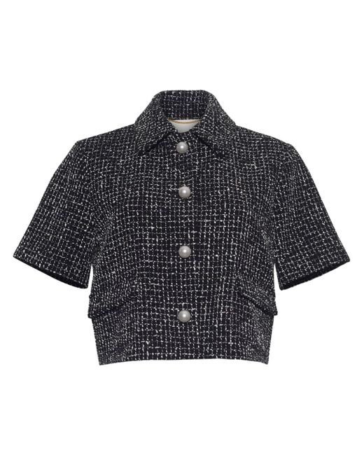 Adam Lippes Marseille cropped corded-tweed jacket