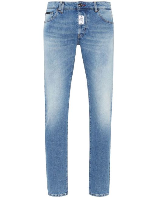 Philipp Plein Supreme mid-rise straight-leg jeans