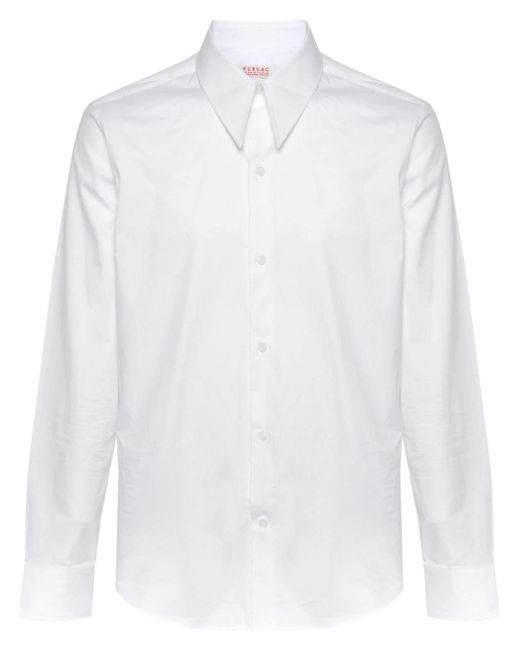 Fursac straight-point collar shirt