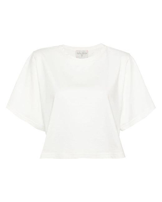 Forte-Forte short-sleeve cropped T-shirt