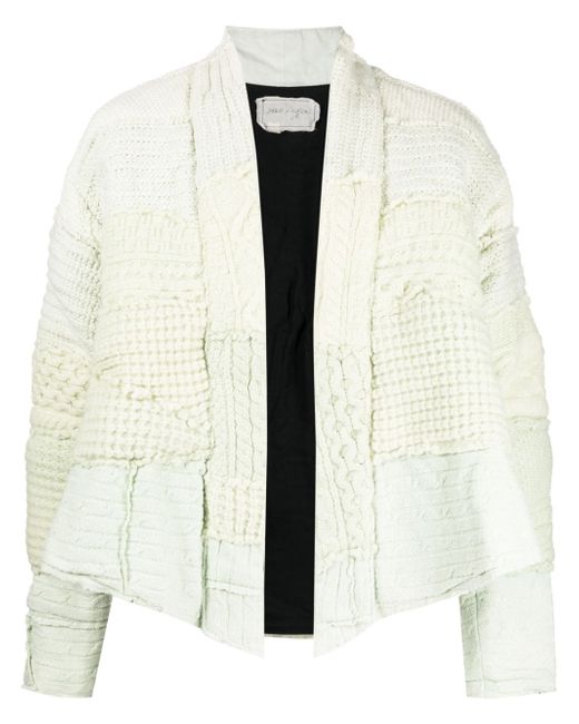 Greg Lauren patchwork-knit jacket