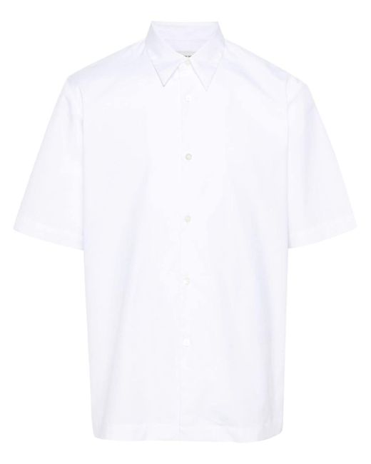 Dries Van Noten short-sleeve poplin shirt