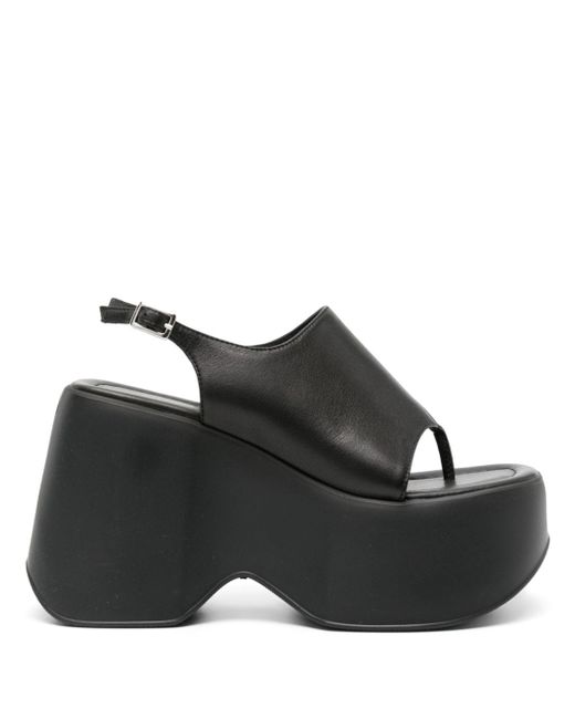 Vic Matiē leather platform sandals