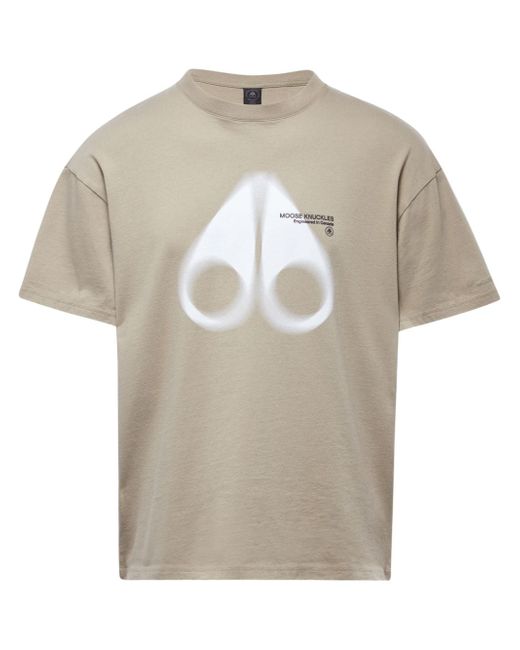 Moose Knuckles Maurice logo-print T-shirt