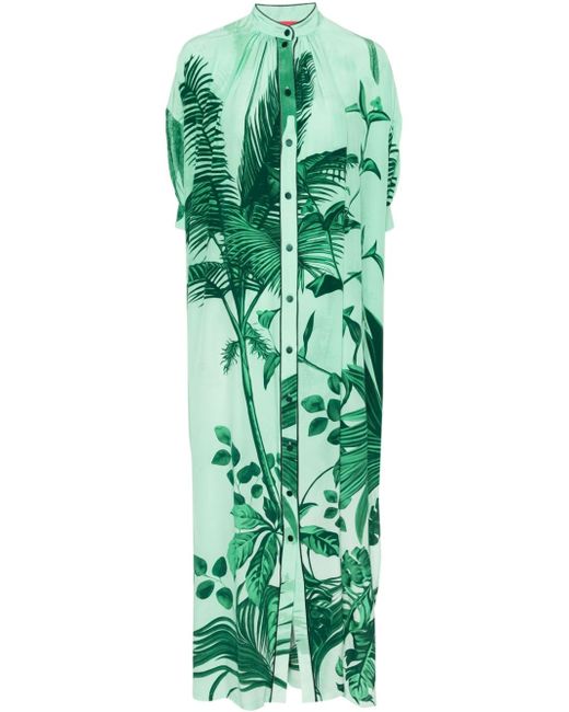 For Restless Sleepers Mete botanical-print maxi dress