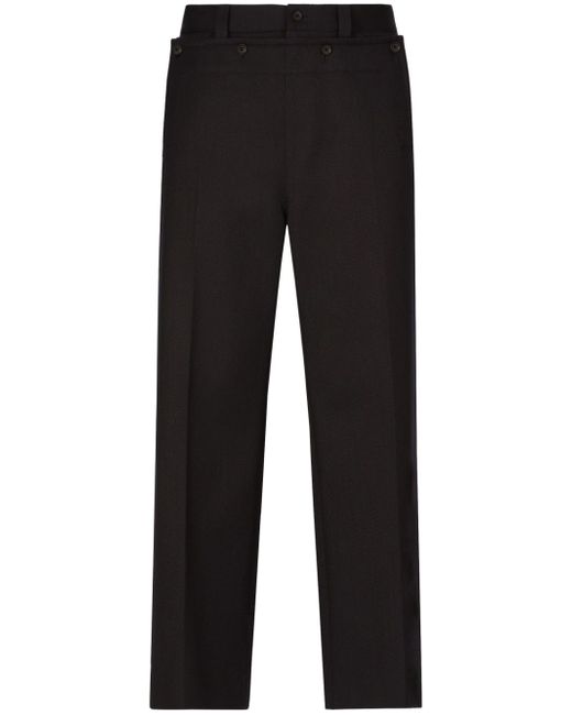 Dolce & Gabbana mid-rise wide-leg trousers