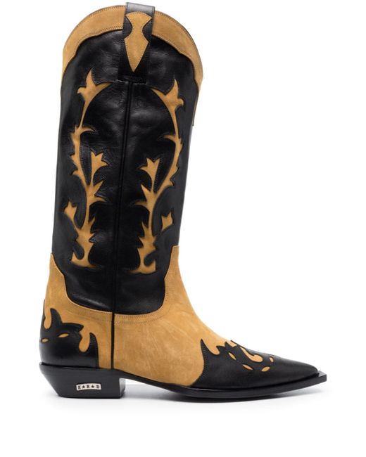 Enfants Riches Deprimes cowboy pointed leather boots