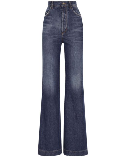 Dolce & Gabbana high-rise flared jeans
