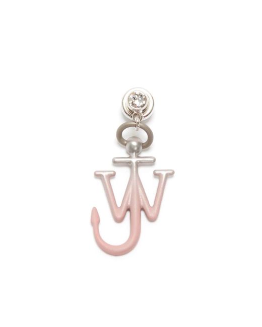 J.W.Anderson crystal anchor drop earring