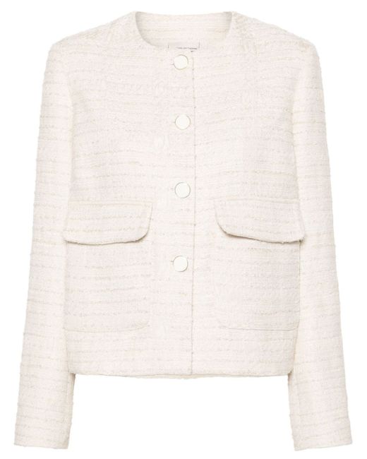 Semicouture single-breasted bouclé jacket
