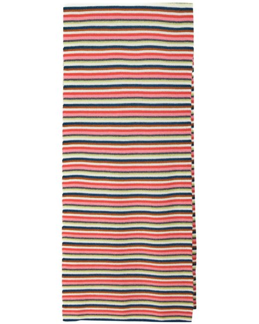 12 Storeez striped wool-cashmere scarf