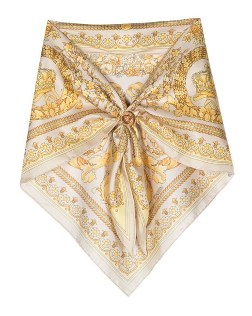Versace Barocco-print foulard