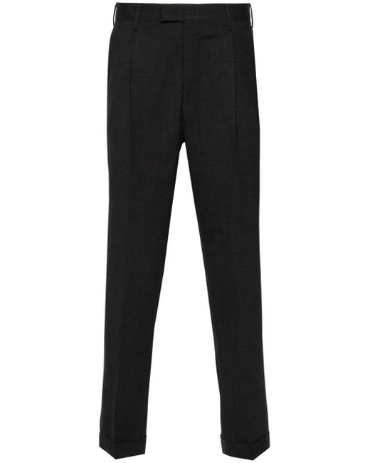 PT Torino pleated slim-cut trousers
