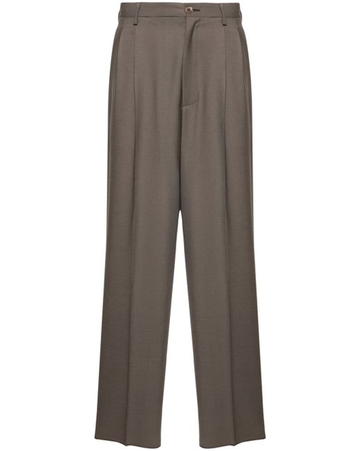 Magliano pleat-detail twill trousers