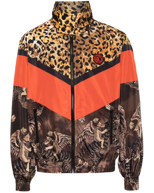 Just Cavalli Angel Tiger-print bomber jacket