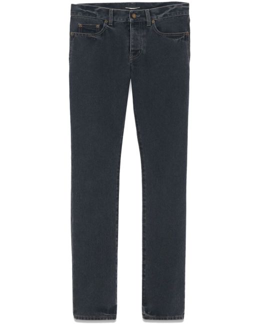 Saint Laurent five-pocket slim-fit jeans