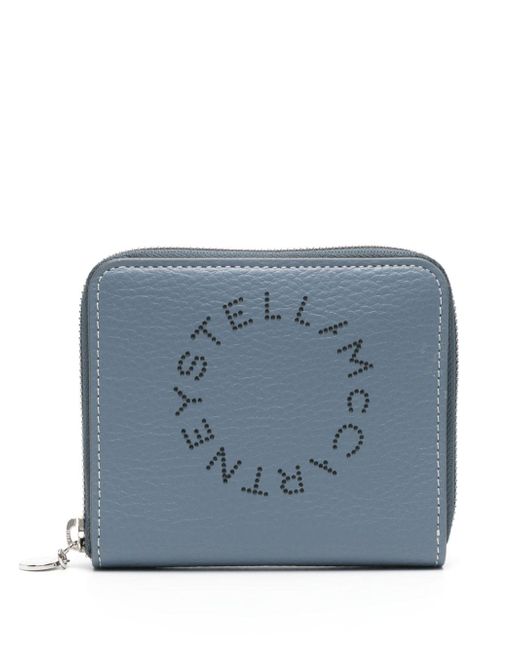 Stella McCartney perforated-logo wallet