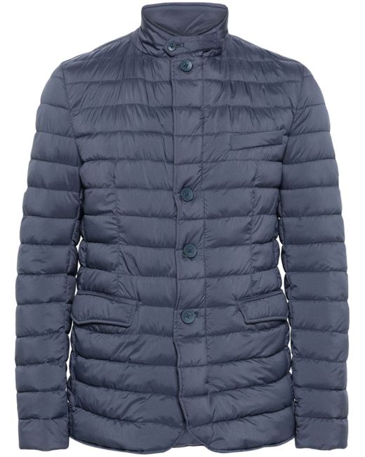 Herno button-up quilted jacket