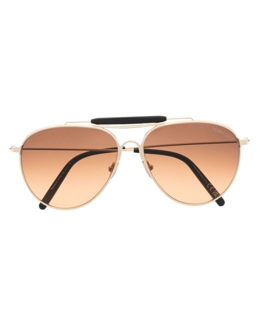 Tom Ford tinted pilot-frame sunglasses