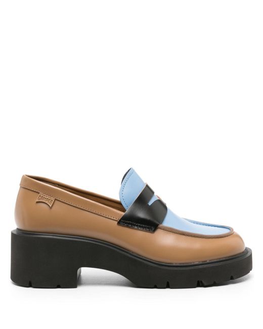 Camper Milah Twins leather loafers