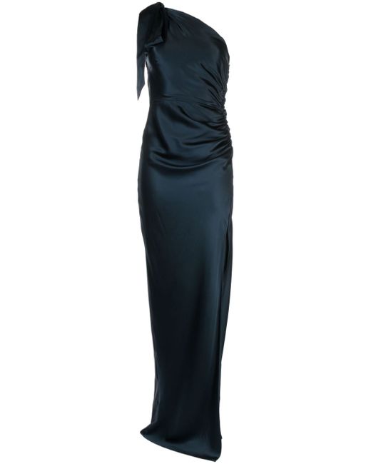 Michelle Mason asymmetric maxi gown