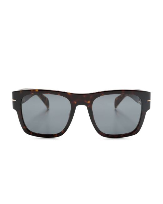 David Beckham Eyewear tortoiseshell-effect square-frame sunglasses
