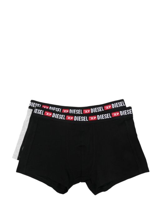Diesel logo-waistband boxers pack of two