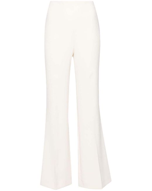 Twin-Set flared crepe tailored trousers