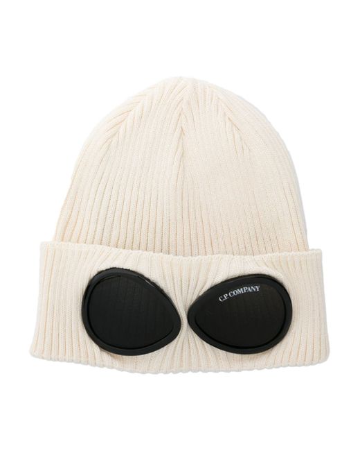CP Company Goggles-detail ribbed beanie