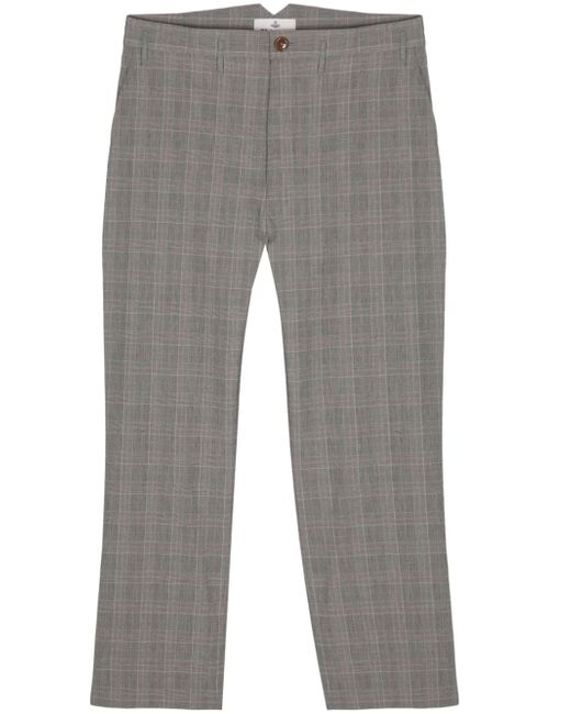 Vivienne Westwood Prince-of-Wales-check cropped trousers