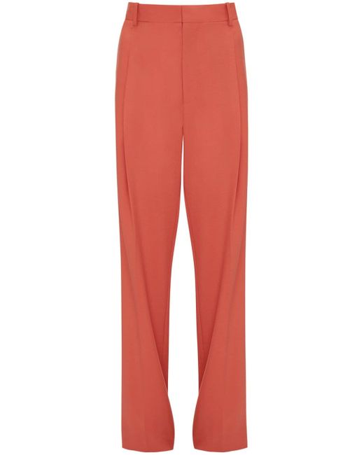 Victoria Beckham pleat-detail wide-leg trousers