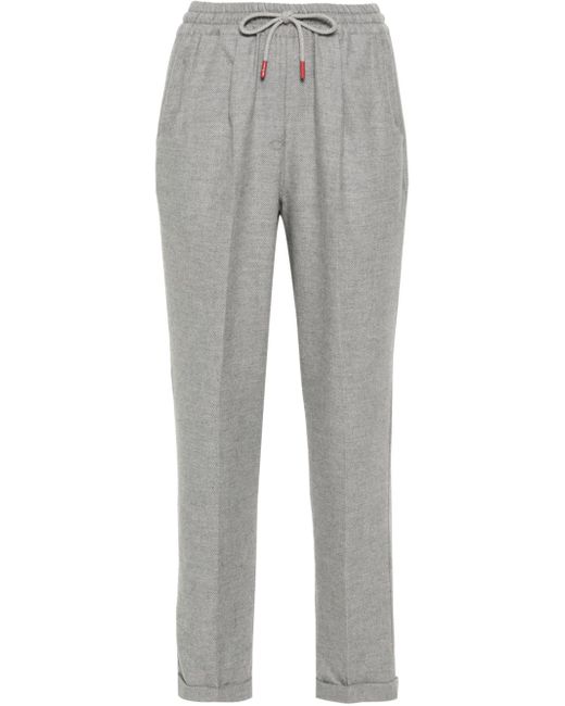 Kiton tapered trousers