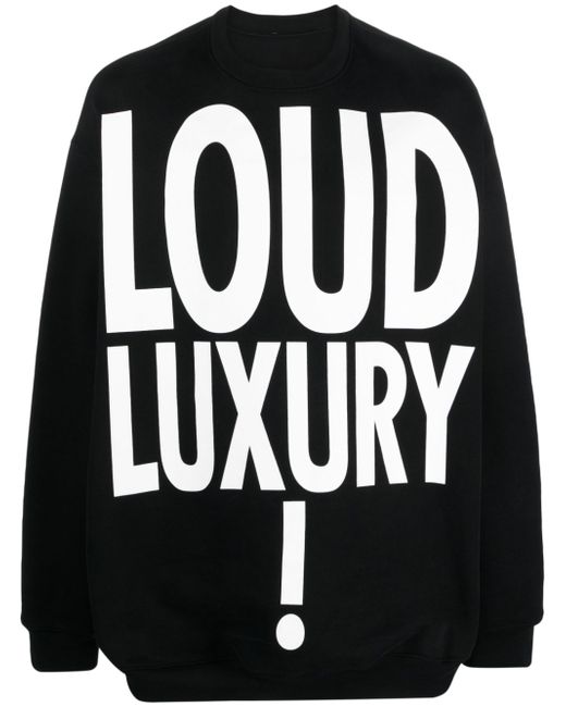 Moschino slogan-print hoodie