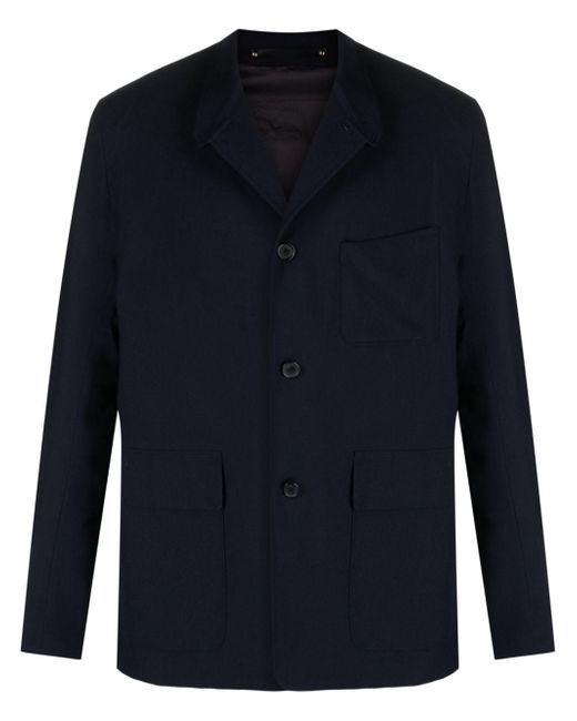 Paul Smith spread-collar wool shirt jacket