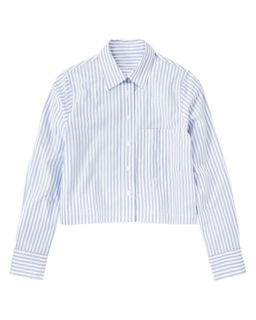 Closed striped organic-cotton shirt