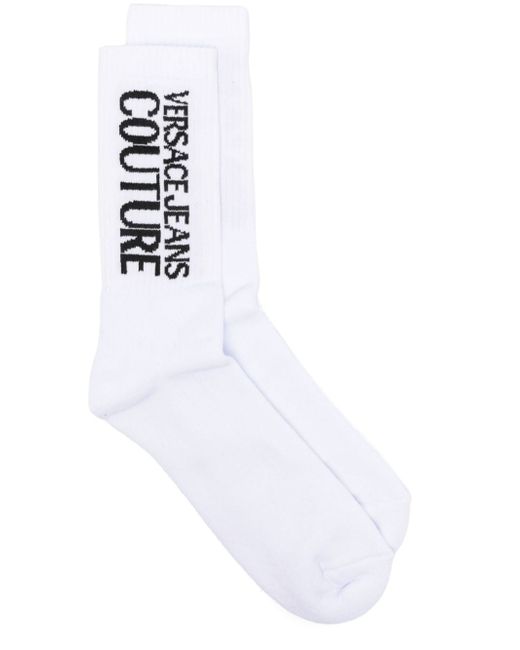 Versace Jeans Couture logo-intarsia socks