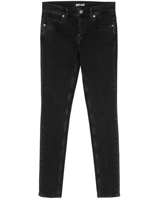 Just Cavalli fringed detail skinny jeans
