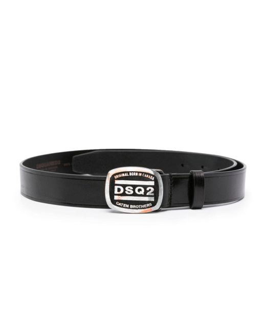Dsquared2 logo-buckle belt