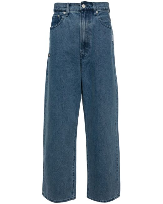 Izzue high-rise straight-leg jeans