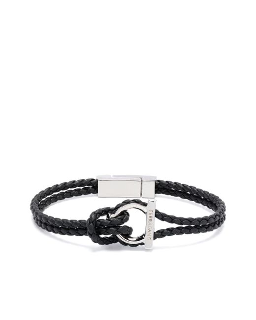 Ferragamo Gancini braided-rope bracelet