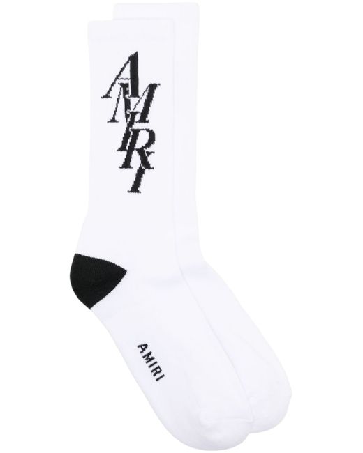 Amiri Stack-jacquard socks