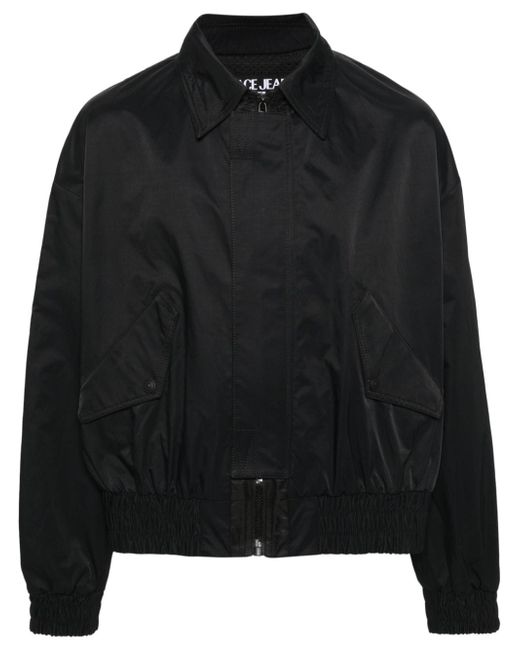 Versace Jeans Couture logo-patch bomber jacket
