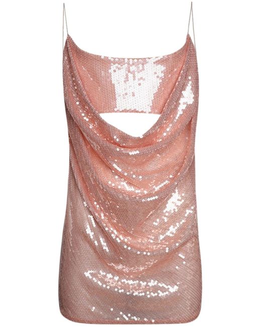 Alex Perry sequin-embellished draped minidress