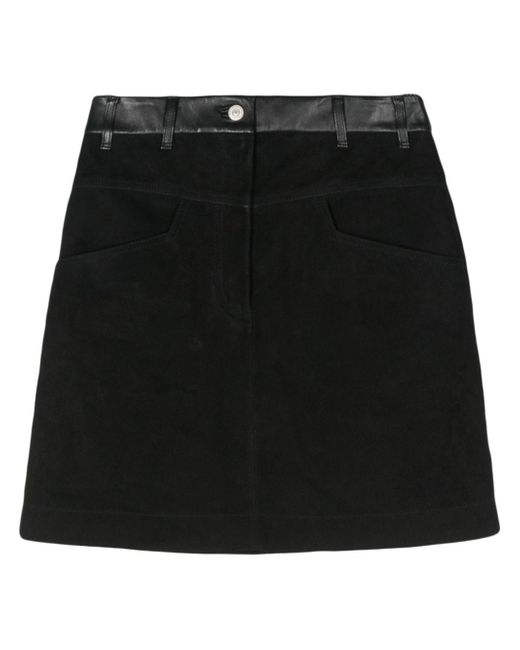 PS Paul Smith A-line suede skirt