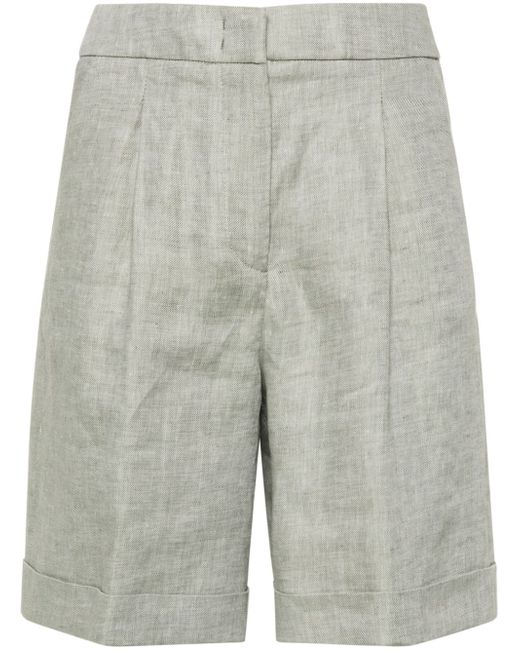 Peserico linen tailored shorts