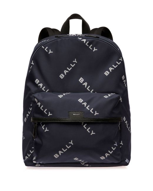 Bally logo-print scuba backpack