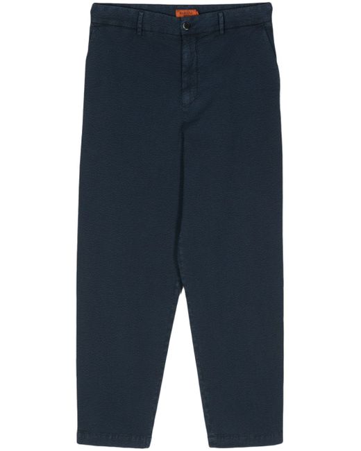 Barena textured tapered cotton trousers