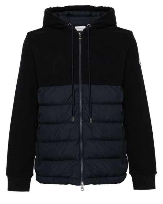 Moncler padded-panelled hooded jacket