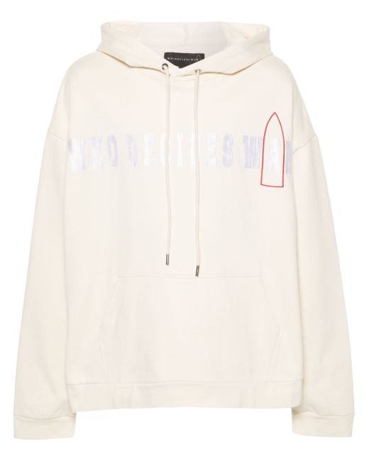 WHO Decides WAR Glass logo-print hoodie